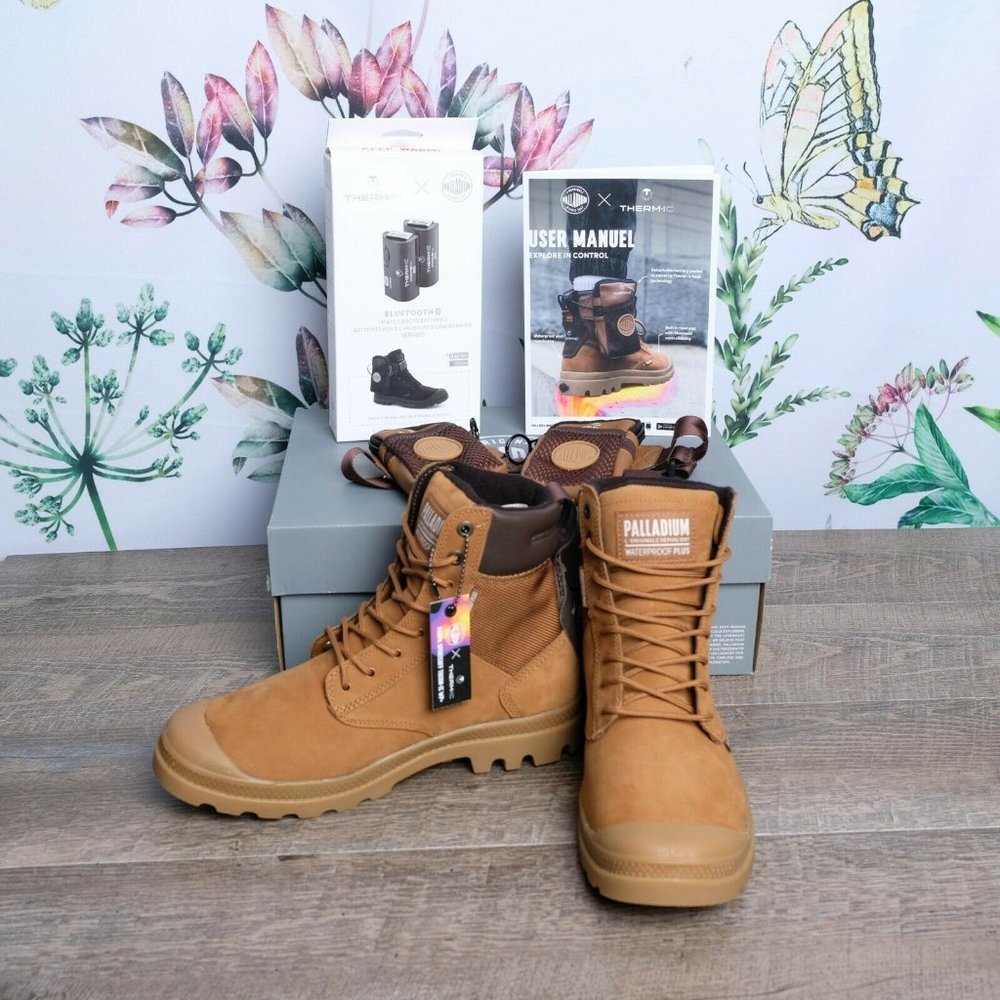 PALLADIUM SPORTCUFF THERMIC WP+ MAHOGANY NWT